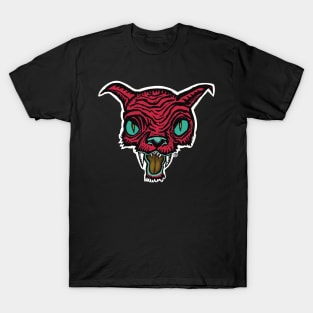 Red Bad Cat T-Shirt